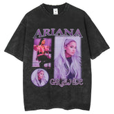 Mens T Shirts Oversize Printed Long Sleeve Short Sleeve T-Shirt Vintage Washed Old